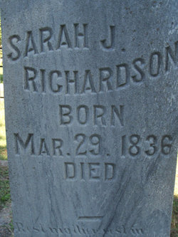 Sarah Jane <I>Noble</I> Richardson 