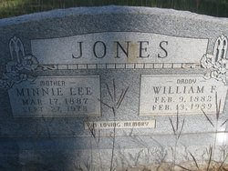 Minnie Lee <I>Stevens</I> Jones 