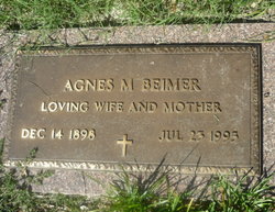 Agnes Mary <I>Schindler</I> Beimer 
