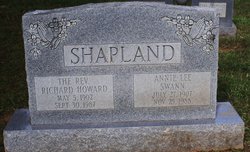 Rev Richard Howard Shapland 