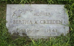 Bertha A. <I>Campbell</I> Creeden 