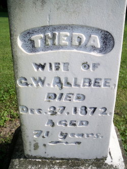 Theda <I>Currier</I> Allbee 