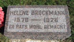 Helene <I>Ahlers</I> Brockmann 