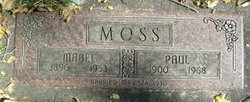 Mabel <I>Thurston</I> Moss 