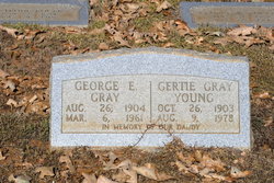 Mrs Gertrude “Gertie” <I>Baker</I> Gray Young 