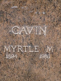 Myrtle M. Cavin 