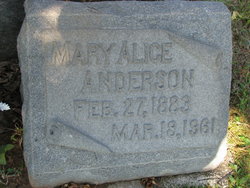 Mary Alice <I>Squibb</I> Anderson 