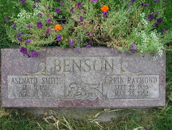 Annie Asenath <I>Smith</I> Benson 