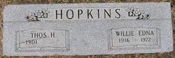 Willie Edna <I>Alford</I> Hopkins 