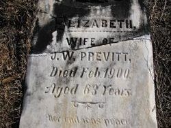 Elizabeth <I>Davis</I> Previtt 