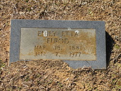 Emily Etta <I>Morrow</I> Elrod 
