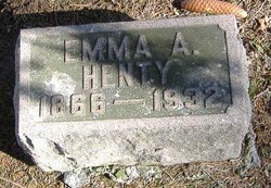 Emma A. <I>Haner</I> Henty 