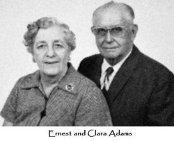 Clara Margaret <I>Thome</I> Adams 