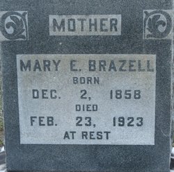 Mary Eliza <I>Peeples</I> Brazell 
