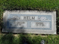 Alice Jane <I>Gregory</I> Helm 