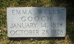 Emma <I>Wells</I> Gooch 