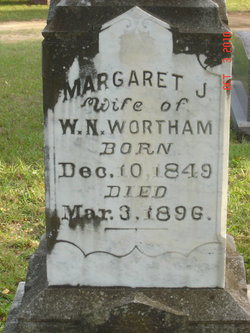 Margaretta Jane “Margaret” <I>Bird</I> Wortham 