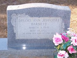 Delois Ann <I>Jeffcoat</I> Barnett 