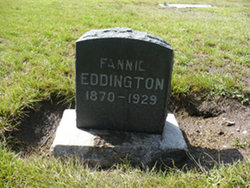 Fannie Grace <I>Hilton</I> Eddington 