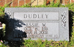 Essie Carrie “Essie” <I>Wetherington</I> Dudley 