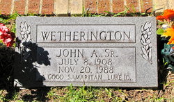 John Abner Wetherington Sr.