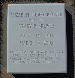 Elizabeth <I>Burke</I> Brewer 
