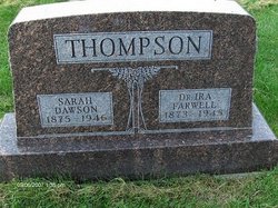 Sarah Edith <I>Dawson</I> Thompson 