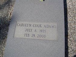 Carolyn <I>Cook</I> Adams 