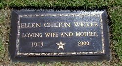 Ellen Elizabeth <I>Chilton</I> Wicker 