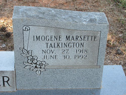 Imogene Marsette <I>Talkington</I> Hertler 