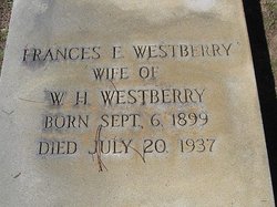 Frances E <I>Alford</I> Westberry 