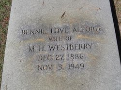 Bennie Love <I>Alford</I> Westberry 