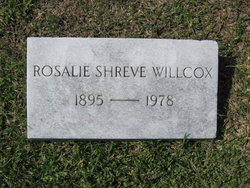 Rosalie Tilghman <I>Shreve</I> Willcox 