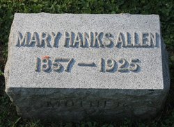 Mary <I>Hanks</I> Allen 
