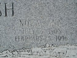 Nora Ann <I>Hollett</I> Cash 