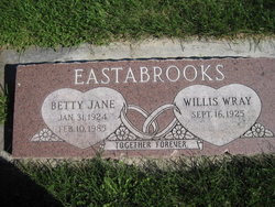 Betty Jane <I>Thomas</I> Eastabrooks 