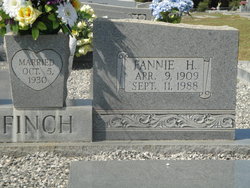 Fannie G <I>Hicks</I> Finch 