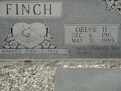 Orene <I>Hicks</I> Finch 