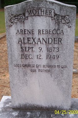 Arene Rebecca <I>Jacobs</I> Alexander 