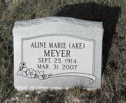 Aline Marie <I>Ake</I> Meyer 