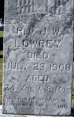 Rev John Washington Lowrey 