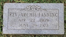 Rev Archie Franklin Fanning 