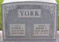 Luther Stoy York 