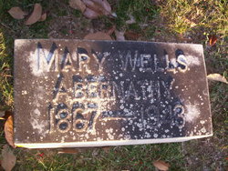 Mary <I>Wells</I> Abernathy 
