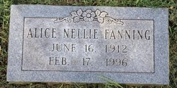 Alice Nellie <I>Naugle</I> Fanning 