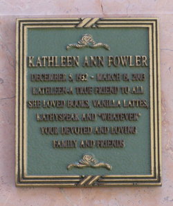 Kathleen Ann <I>Knutson</I> Fowler 