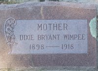 Dixie E. <I>Bryant</I> Wimpee 