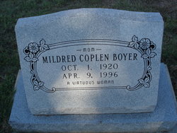 Mildred <I>Coplen</I> Boyer 