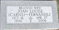 Joan Louise <I>Carns</I> Fernandez 