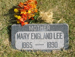 Mary Eliza <I>England</I> Lee 